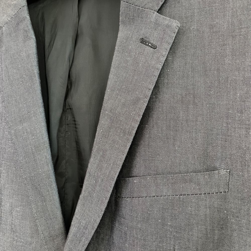 Vitarelli Italian Mens Blazer Jacket Vitarelli Mens Gray Elbow Patch Blazers 396 - Picture 6 of 13